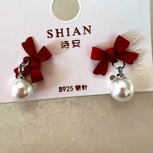 S925 Post silver needle fashion earrings